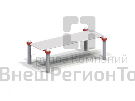 Скамья горизонтальная для пресса.