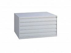 Шкаф картотечный 5 ящиков (А0) h735 мм