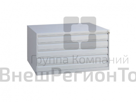 Шкаф картотечный 5 ящиков (А0) h735 мм.