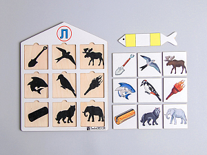 Теневое лото «Звук Л» 27×22,5 см