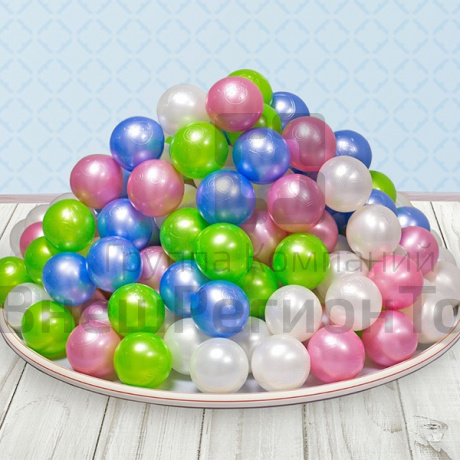 Шарики перламутровые, 100 шт..