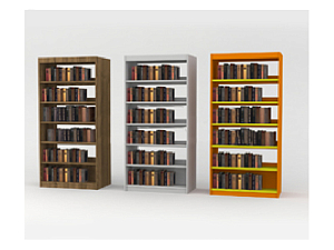 Стеллаж 2-сторонний 6 полок 884х560х2090 приставной сквозной