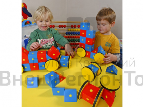 Конструктор Полидрон Магнитные блоки 3D 20 деталей (5+).