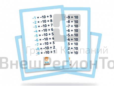 Плакаты с формулами для счёта А3.