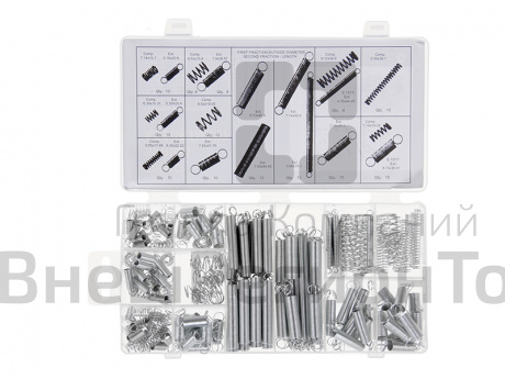 Набор пружин разного сечения и размеров.