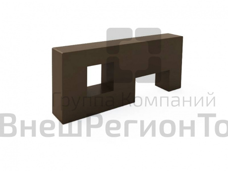 Стенка с двумя проемами.