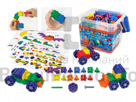 Конструктор Машинки Morphun Junior Starter Vehicle (12 моделей, 140 деталей) 4+.