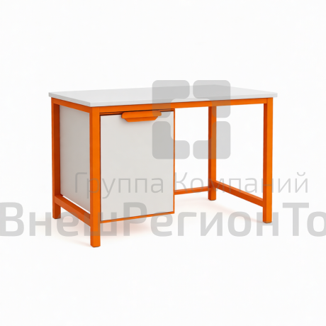 Стол с тумбой.