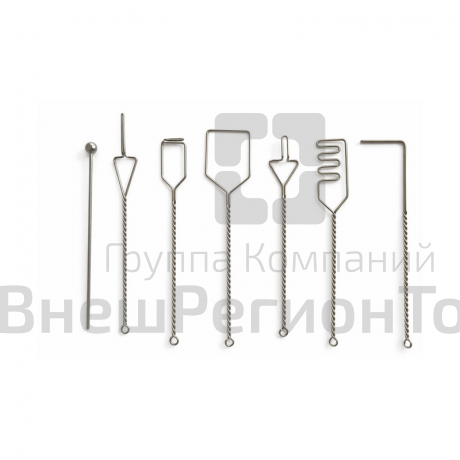 Комплект логопедических зондов для постановки звуков для маленьких детей, 7 шт.