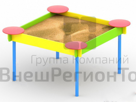 Песочница для детей с ограниченными возможностями.