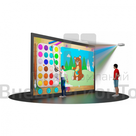 Интерактивная стена-раскраска "Мастер-фломастер".