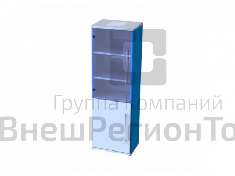 Шкаф для приборов и посуды 800х450х1900 мм.