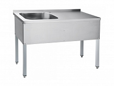 Стол для мойки овощей, краш.каркас, 1200х600х850 мм