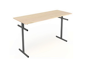 Стол обеденный 6-местный для скамеек прямоугольный