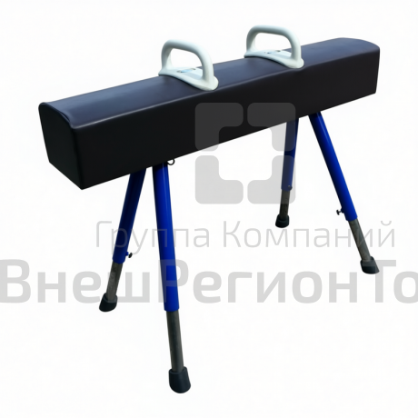 Конь гимнастический (с ручками) маховый, 23х144х30см.