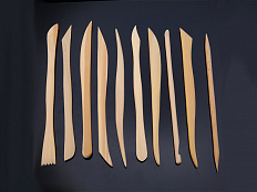 Набор стеков для работы с глиной, 12 шт.