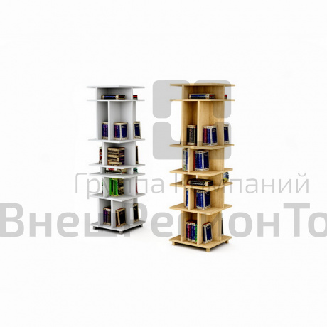 Стеллаж мобильный Горка 550х550х2090.