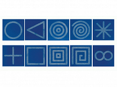 Большие тактильные доски, 10 шт