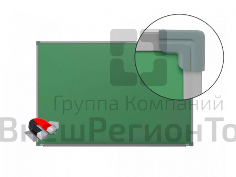 Доска меловая одноэлементная настенная 100х300 см.