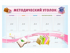 Стенд Методический уголок 140х90 см