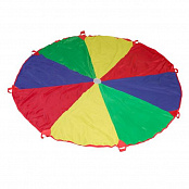 Парашют для эстафет, диаметр 3 м (8 секторов, 4 цвета, 8 ручек)