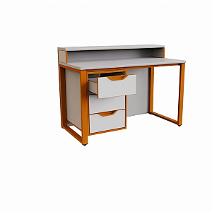 Стол преподавателя с надстройкой с ящиками