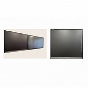 Черная сенсорная доска с панелью, 75 дюймов