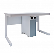 Стол ученический для кабинета физики/биологии двухместный