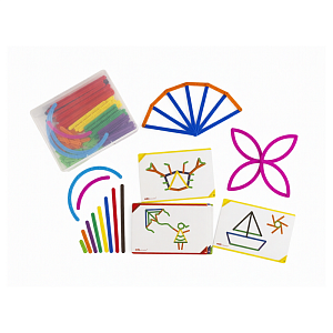 Палочки Геостикс Юниор. Набор с заданиями 4+