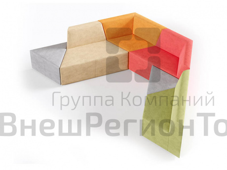 Мебель для холла Оригами, вариант 19 (6 элементов).