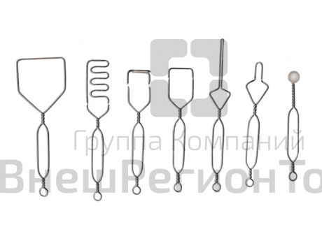 Комплект логопедических зондов для постановки звуков, 7 шт..