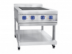 Плита электрическая на подставке, нерж.ст., 4 конфорки, 84х90х(86)94,2 см