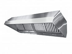 Зонт вентиляционный островной, 225х90х45(50) см