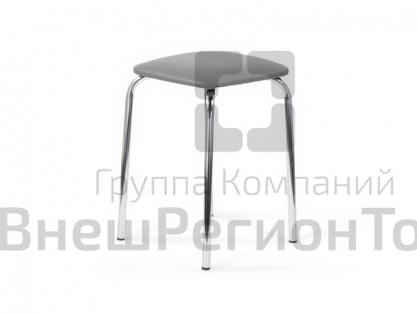 Табурет квадратный хром.