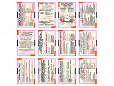 Русский язык. Причастие и деепричастие (таблицы 12 шт. 68х98 см)