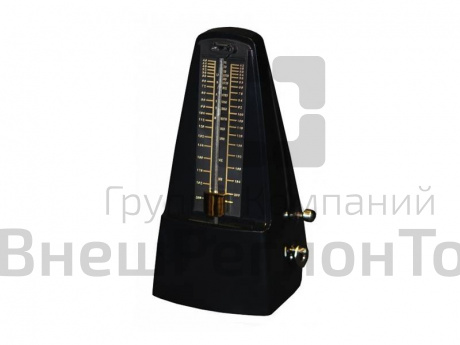 Метроном механический FLIGHT FMM-10 BLACK, цвет черный.