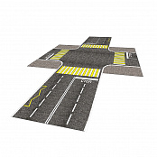 Модель перекрестка с разметкой, 5х7 м