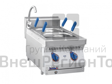 Электроварка настольная, 2 перфорированные гастроемкости, 40x75x47,5 см.