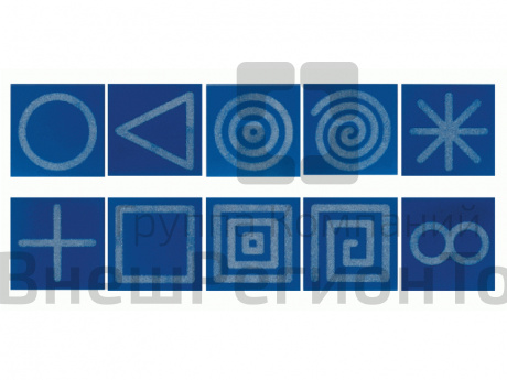 Большие тактильные доски, 10 шт.