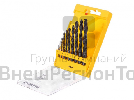 Набор сверл по металлу, 10 шт. (1-10 мм; HSS-R) DeWALT DT 5911.