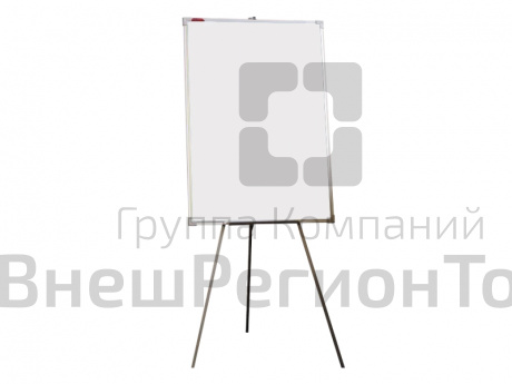 Мольберт тренога двухсторонний маркерный 100х70 - алюминиевый профиль.