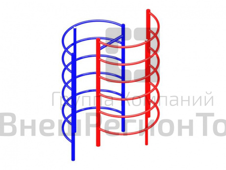 Шведская стенка радиусная.