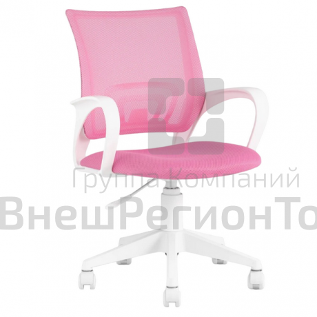 Кресло TopChairs ST-BASIC-W розовый TW-06A TW-13A сетка/ткань.