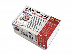 Образовательный конструктор "Электроника для начинающих". Базовый набор + книга