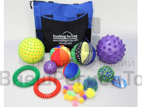Комплект терапевтических мячиков в сумке 24 шт..