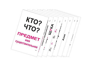 Набор опорных таблиц для 1 класса — 11 шт.