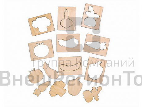 Набор трафаретов "Овощи".