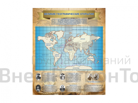 Стенд "Мировой океан и его части".