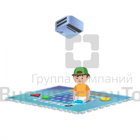 Интерактивный образовательный пол Magium (проектор и датчик движения в едином коробе).
