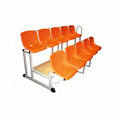 Трибуна для зрителей, 2-рядная, 10 мест